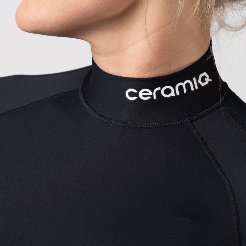 Langarmshirt mit Stehkragen für Damen