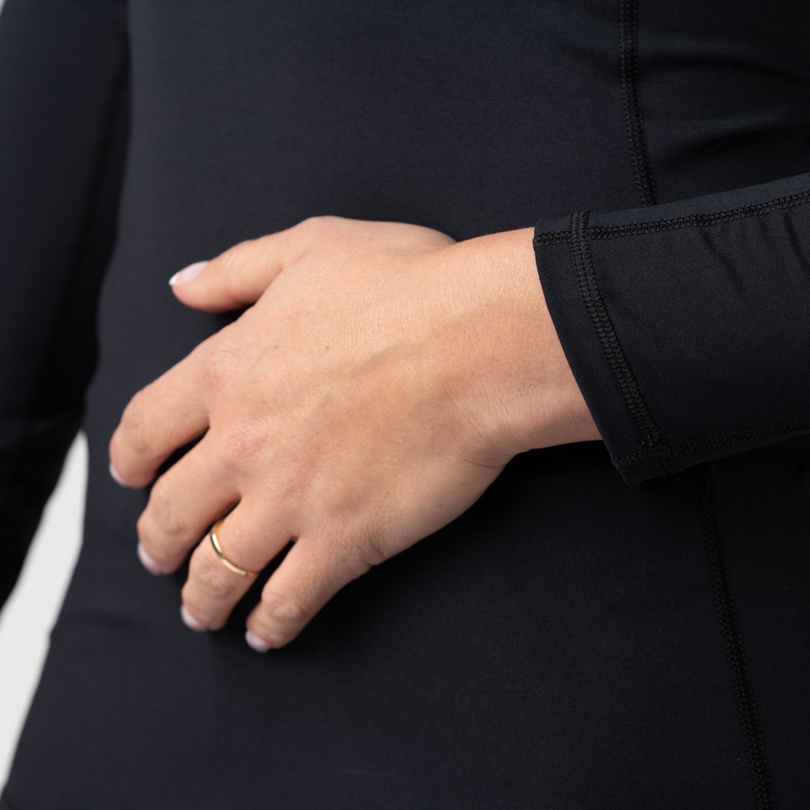 Langarmshirt mit Stehkragen für Damen