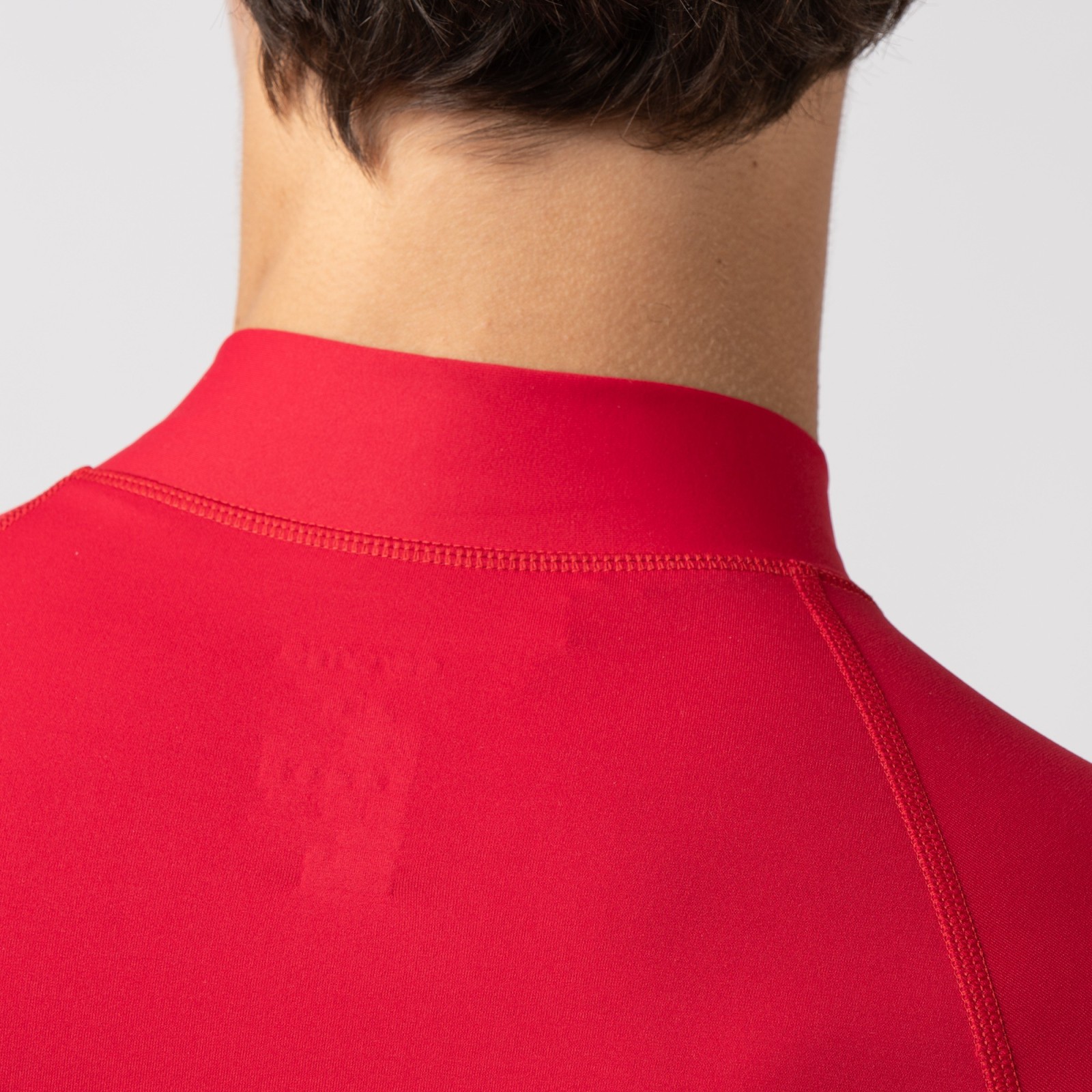 Long sleeve half zip t-shirt for men