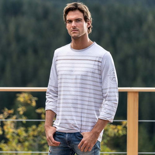 LANGARM-SHIRT WEISS