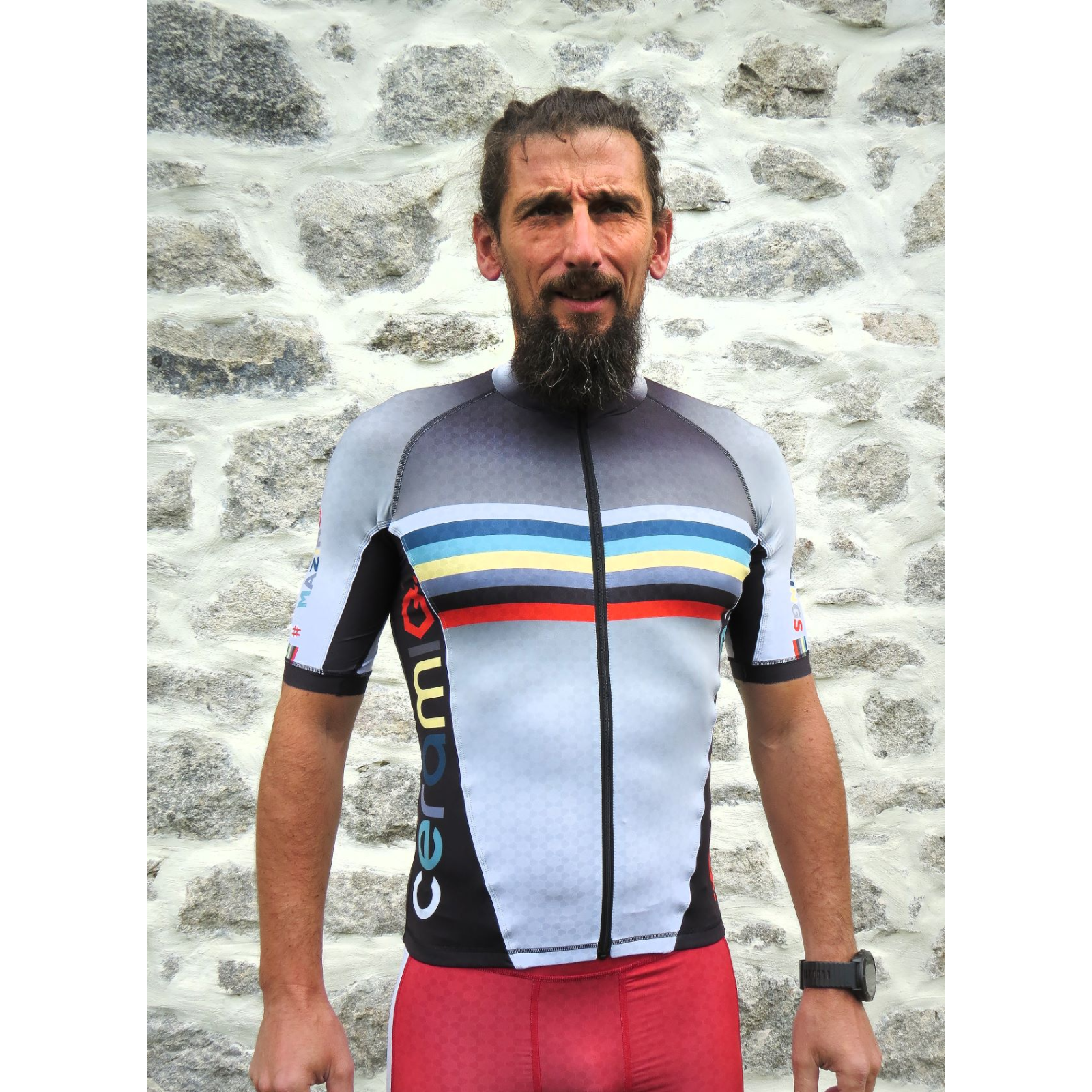 KURZARM-FAHRRADTRIKOT