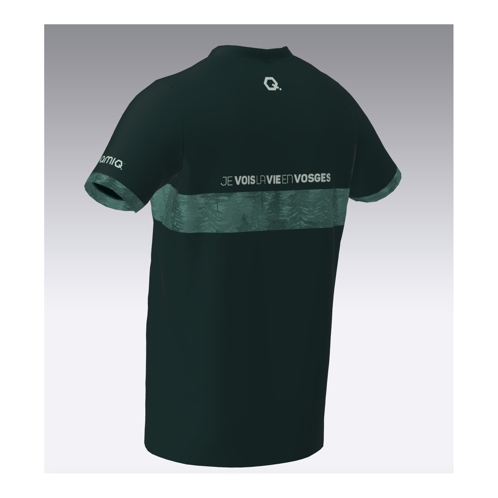 KURZARM-T-SHIRT X ICH SEHE DAS LEBEN IN DEN VOGESEN