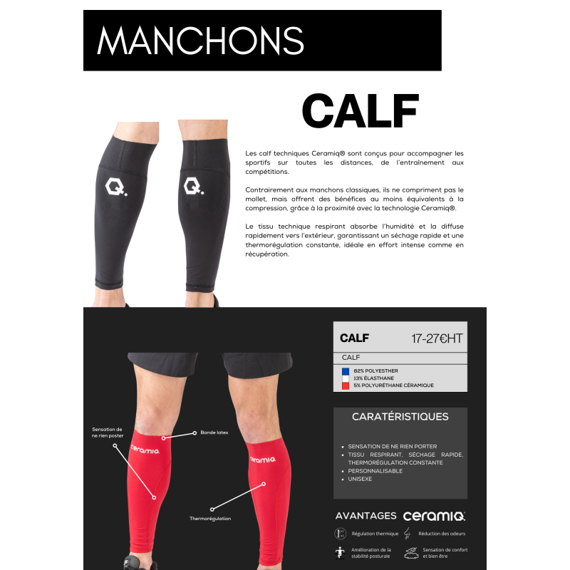 Sport calf clubs | Ceramiq® premium thermoregulating