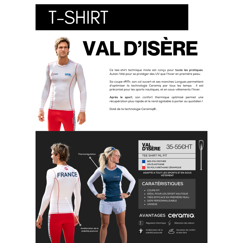 Maßgeschneidertes Sport-T-Shirt für Clubs & Profis | Ceramiq® Premium Thermoregulation
